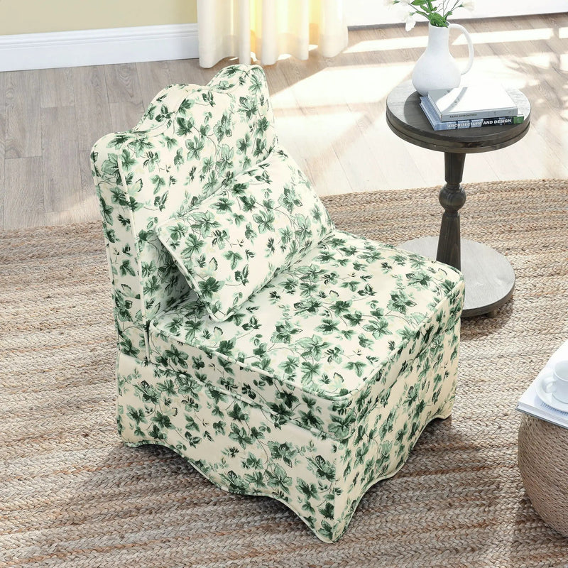 Stylish Flannel Dining Chair With Soft Cushion And Backrest by HouseOfZazla
