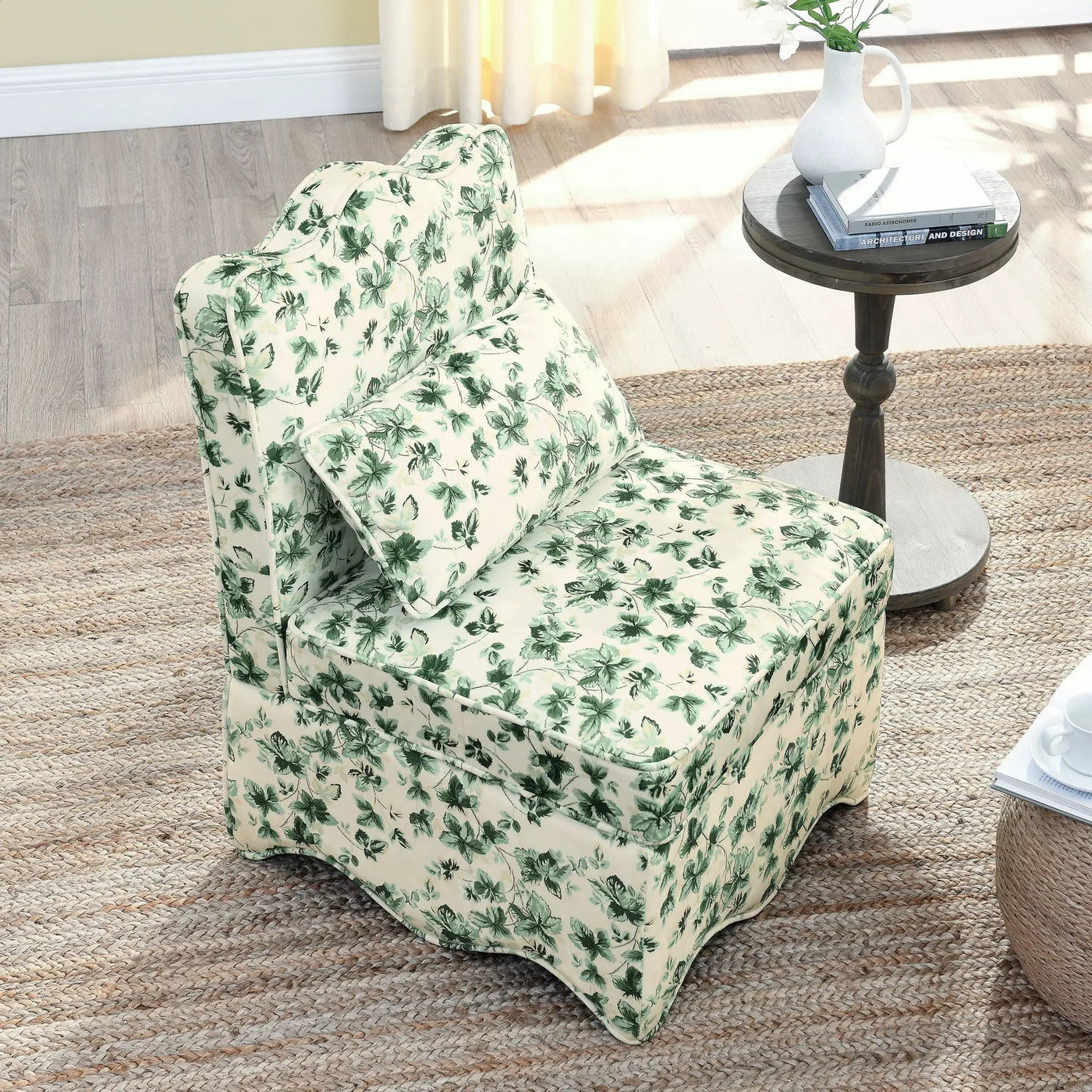 Stylish Flannel Dining Chair With Soft Cushion And Backrest by Unique Piece Furniture