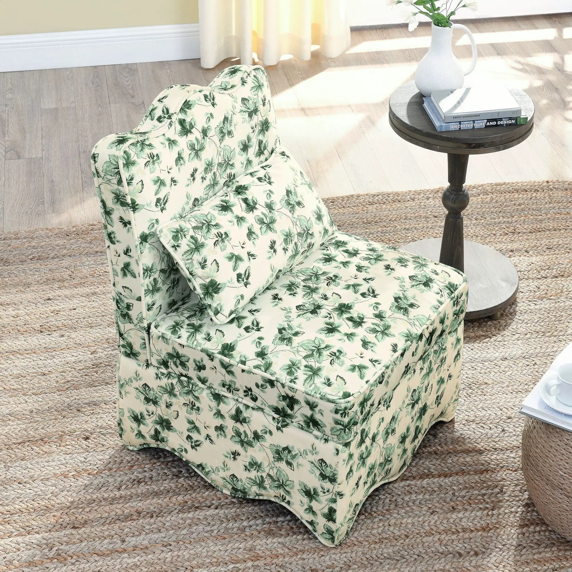 Stylish Flannel Dining Chair With Soft Cushion And Backrest by Unique Piece Furniture