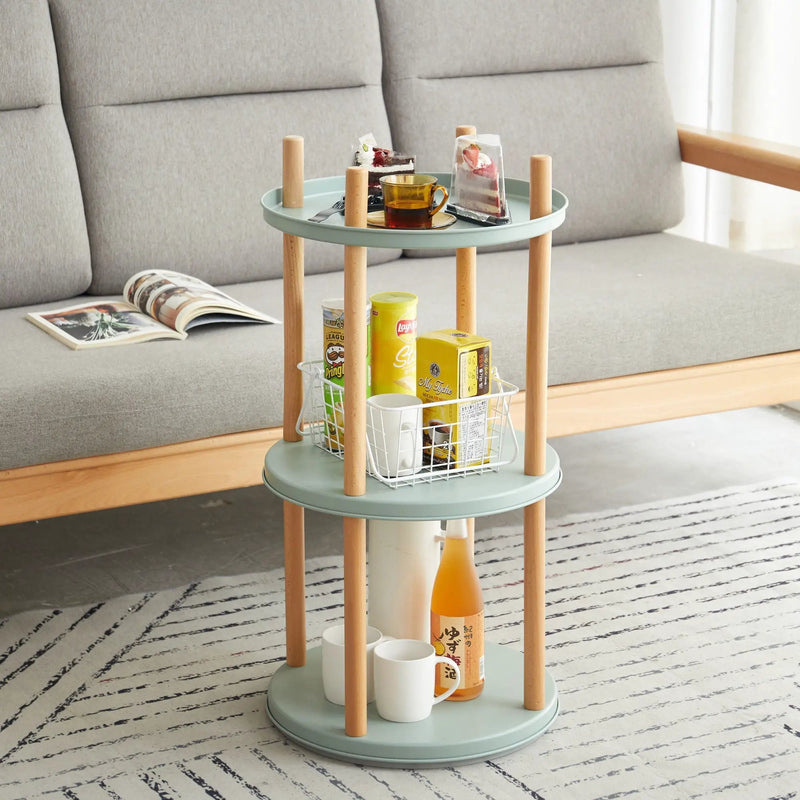 Storage Shelf, 360° Rotating Bookshelf, Bookcase With Large-Capacity Storage Space, Multifunctional Storage Rack, Compact Design For Living Room by HouseOfZazla