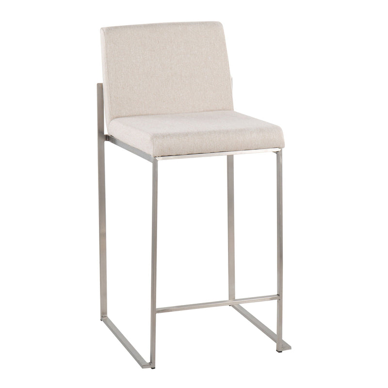 Fuji - Contemporary High Back Counter Stool, Functional Design by HouseOfZazla