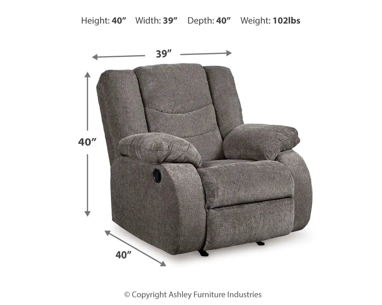Tulen - Rocker Recliner by Unique Piece Furniture