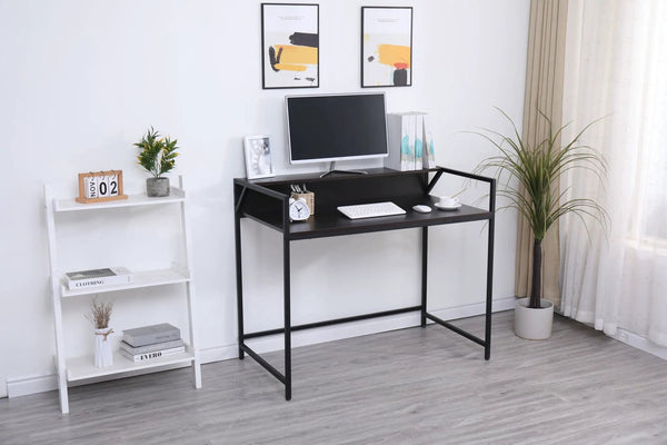 Console Table Narrow Modern Entryway Table Small Behind Couch Table Skinny Sofa Table Hallway Table For Living Room - Black