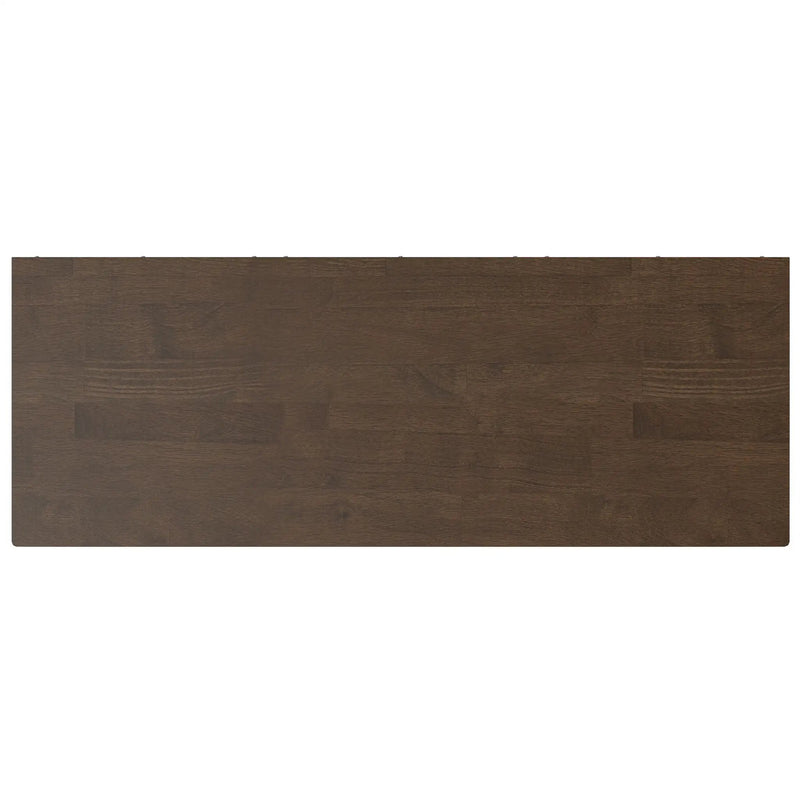 Harper - Low 6 Cube Storage With Drawers - Walnut Brown by Unique Piece Furniture