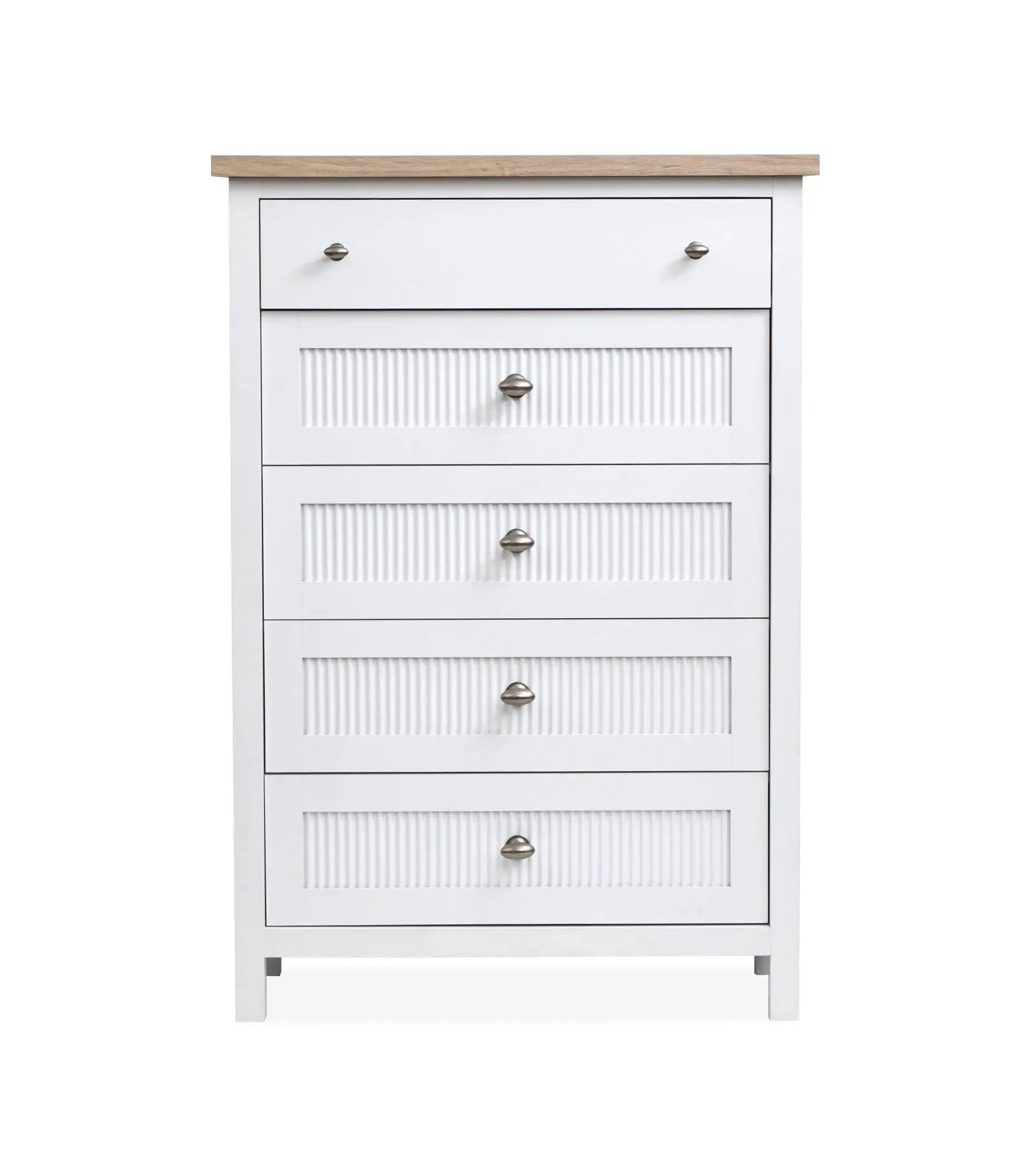 Windmill Harbour - Drawer Chest - White Whisp And Sand by Unique Piece Furniture