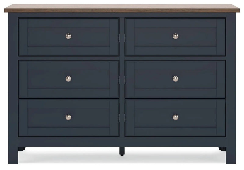 Landocken - Dresser - Brown / Blue by Unique Piece Furniture