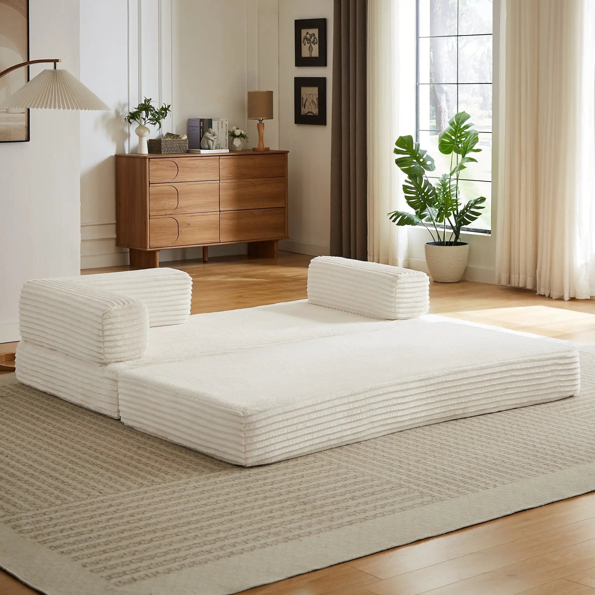 Loveseat Sofa, Cloud Boneless Couches for Living Room, Modern Modular Sofa, Oversized by HouseOfZazla