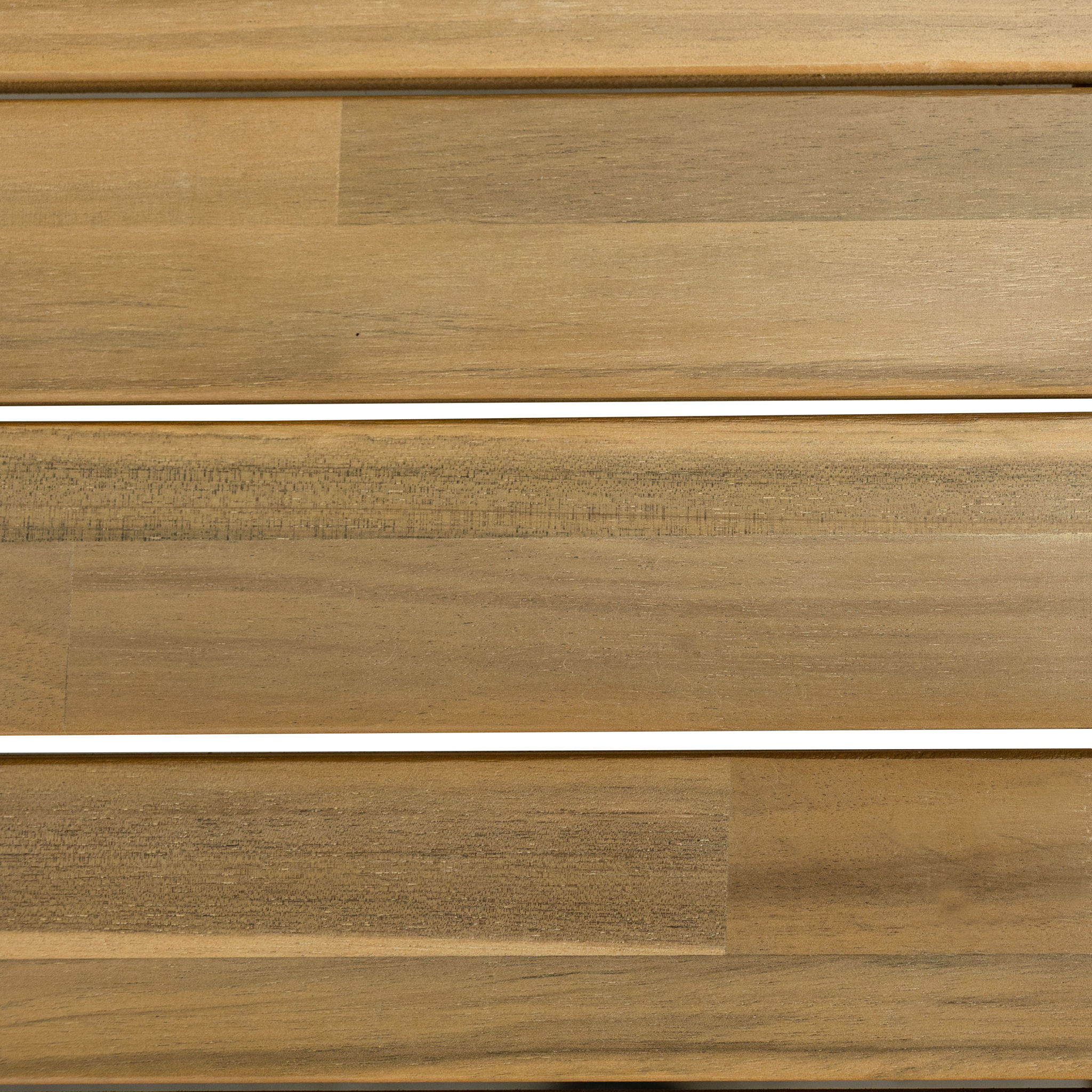 Classic Patio Dining Table, Acacia Wood - Light Teak by HouseOfZazla