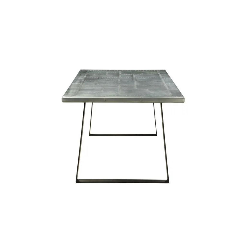 Kaylia - Dining Table - Aluminum & Gunmetal by Unique Piece Furniture