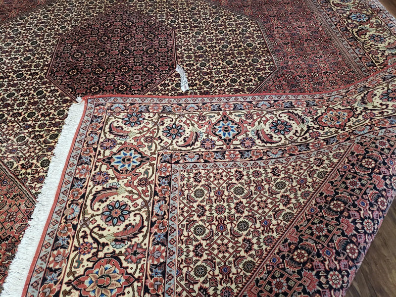 Stunning Persian Bijar Rug 8x11 - Herati Mahi Pattern by Jewel Rugs