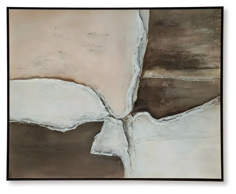 Junward - Wall Art - Brown / Tan / White by Unique Piece Furniture