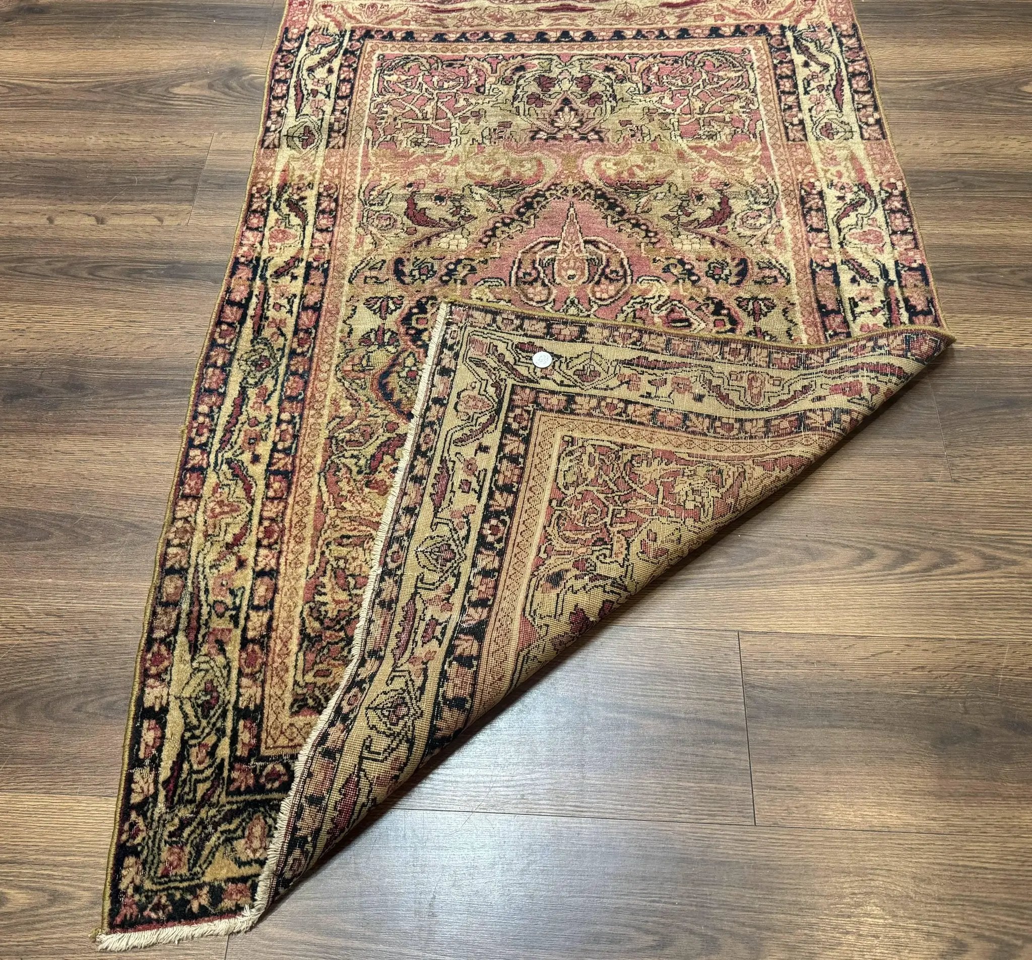 Antique Persian Lavar Rug 3x5, Persian Kerman Rug, Traditional Persian Carpet by Jewel Rugs