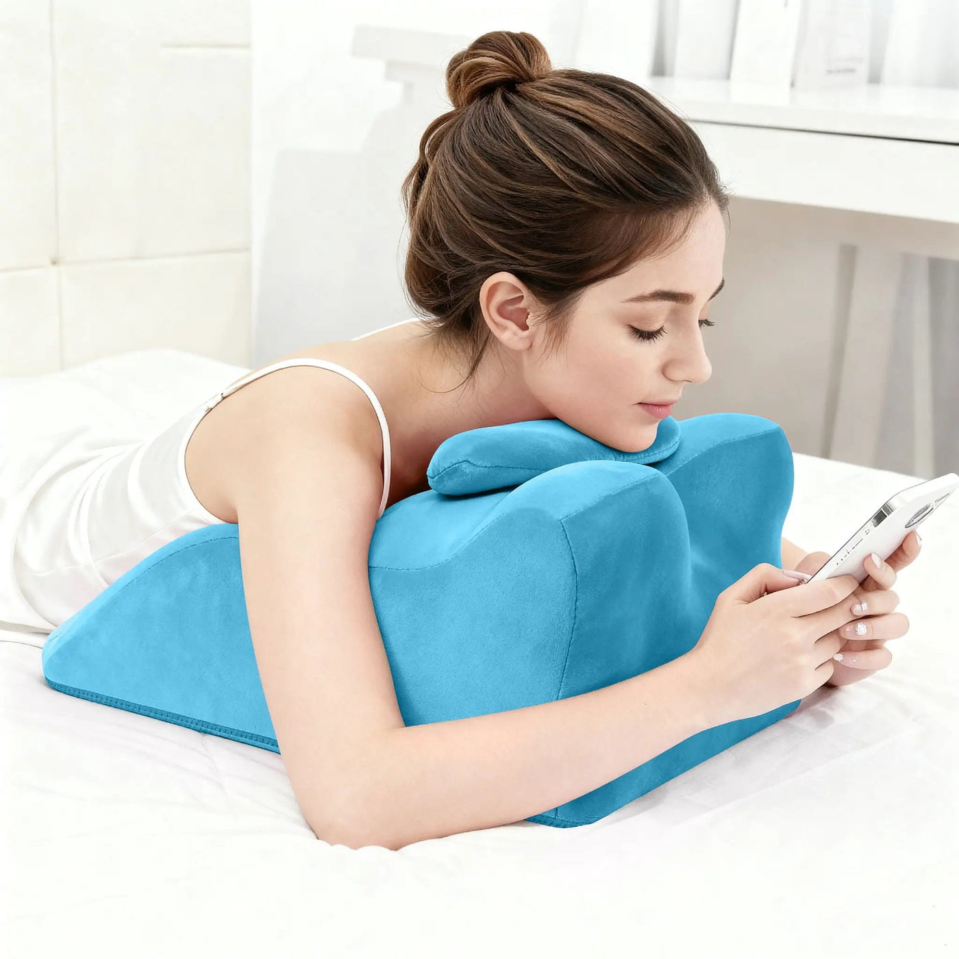 Ergonomic Spinal Posture Support Bed Pillow by Unique Piece Furniture