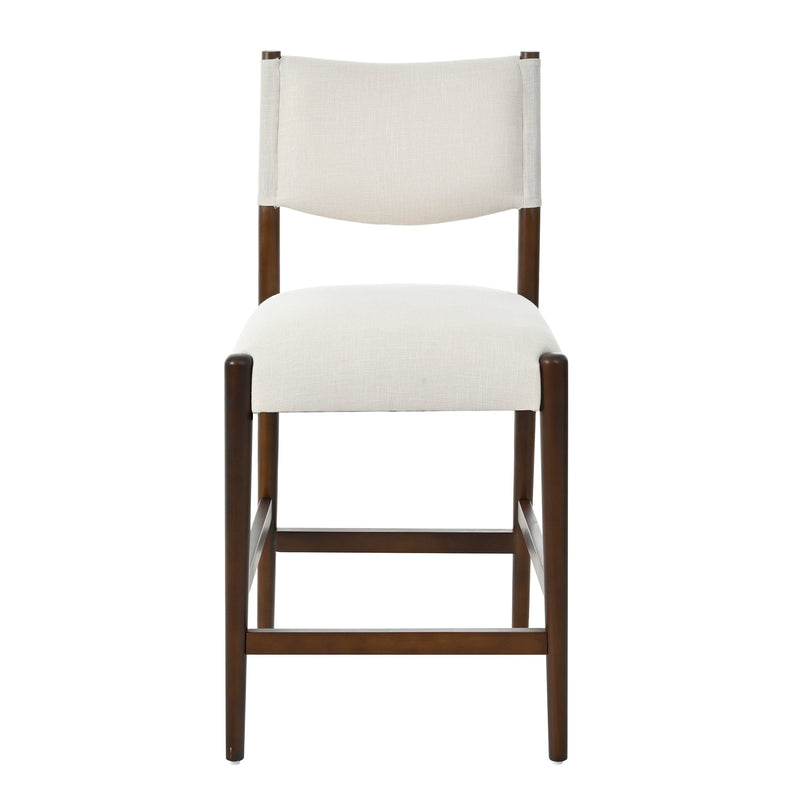 26.4" Solid Wood Counter Height Barstools, Modern Bar Stools Set of 2 by HouseOfZazla