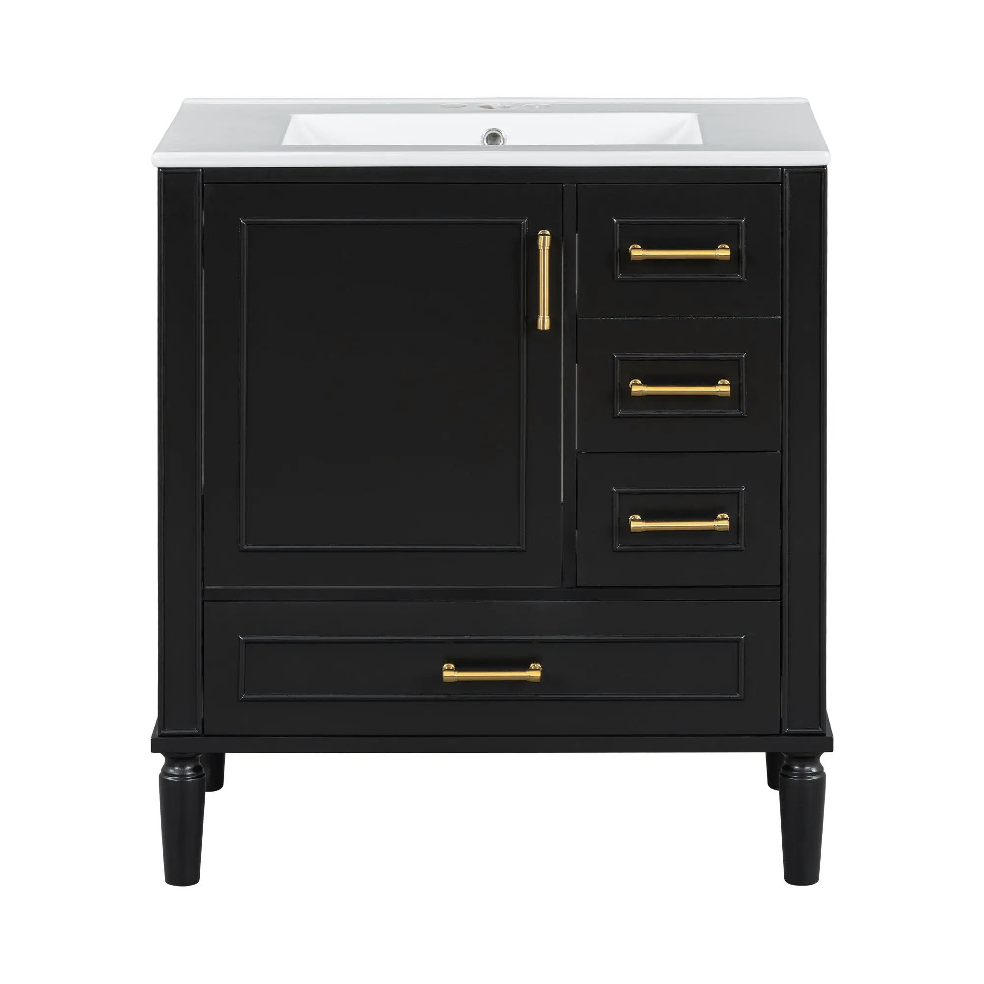 Traditional Bathroom Vanity Set With Soft Close Doors by Unique Piece Furniture