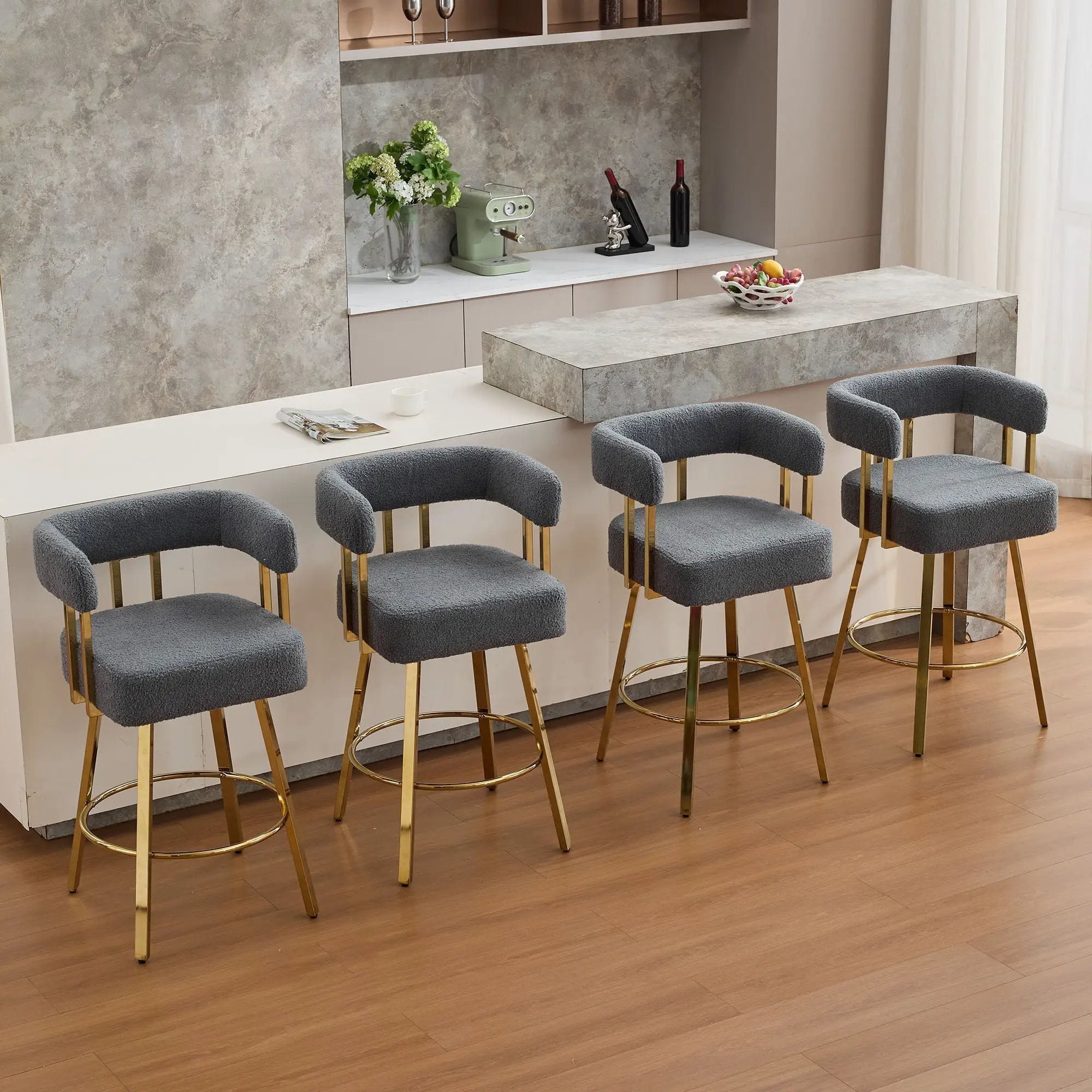 Decorative Upholstered Side Chair For Living Room (Set of 2) by Unique Piece Furniture