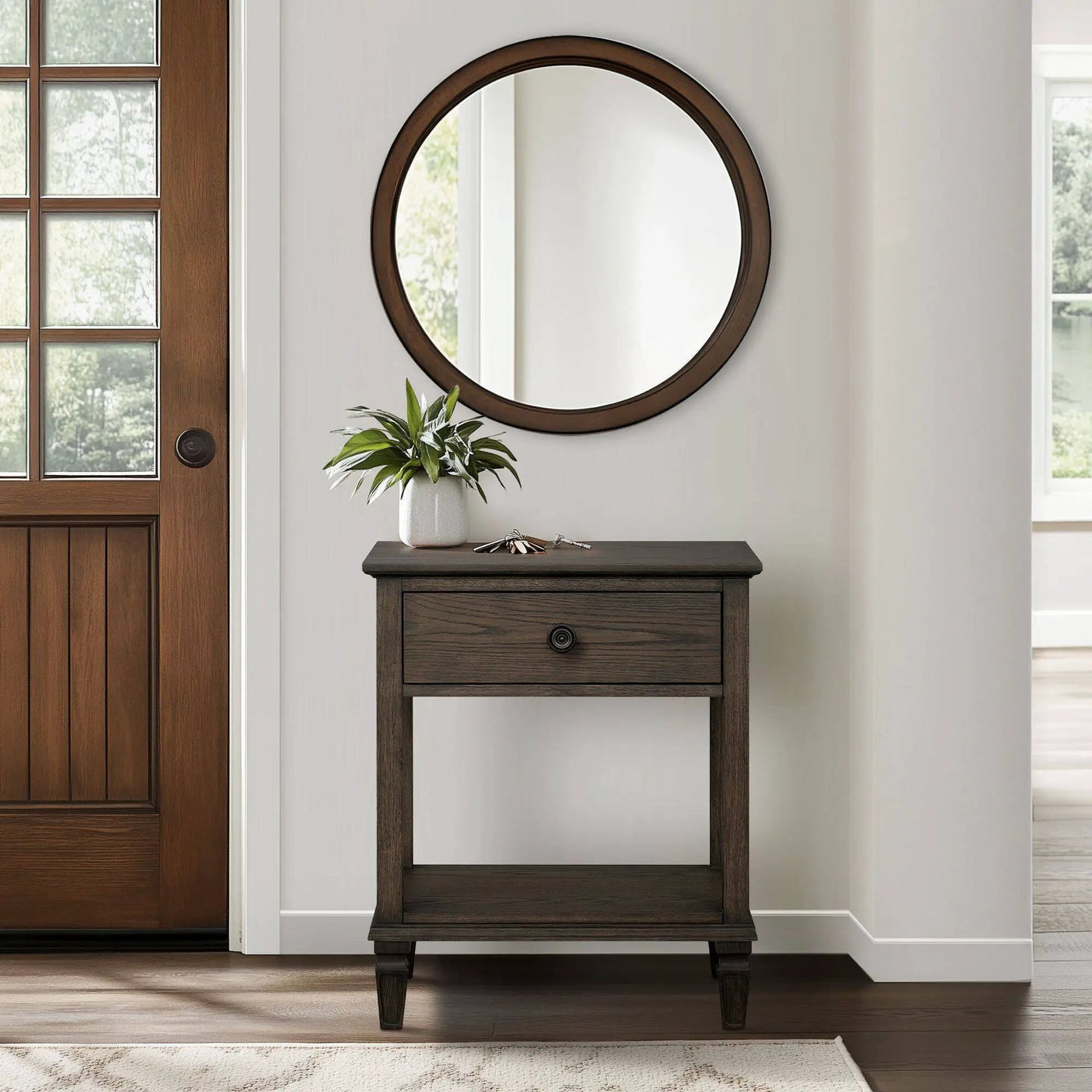 Victoria - Bedside Table With Drawer And Shelf by Unique Piece Furniture
