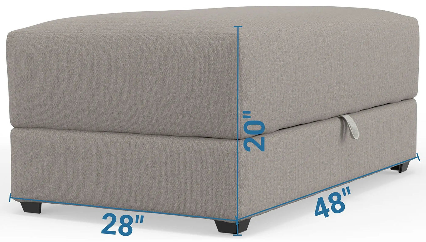 Trevor - Storage Ottoman by Unique Piece Furniture