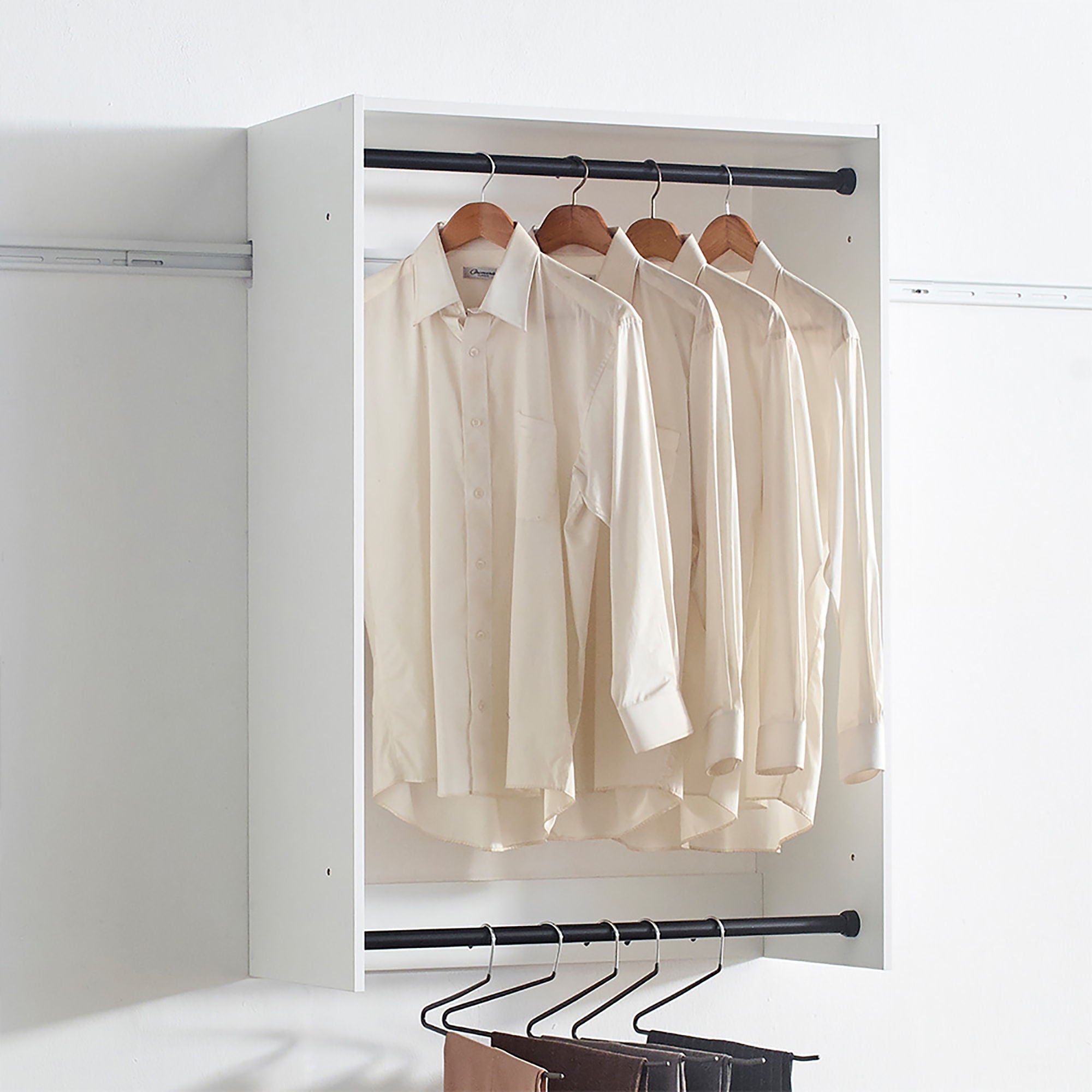 Devi - Wall Mounted Closet System & Modular Units by HouseOfZazla