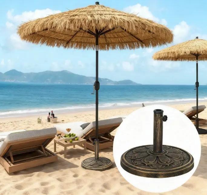 Umbrella Stand, Patio Umbrella Base, Resin Outdoor Umbrella Stand Base by HouseOfZazla