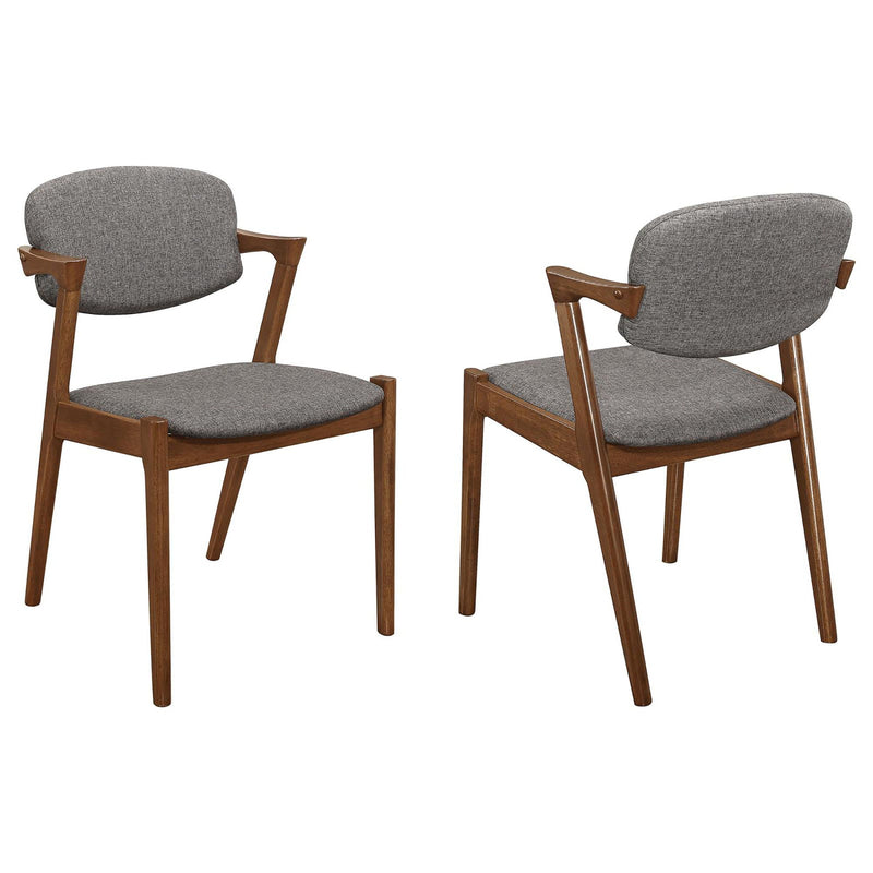 Modern Dining Chair And Zigzag Arm Design (Set of 2) by HouseOfZazla
