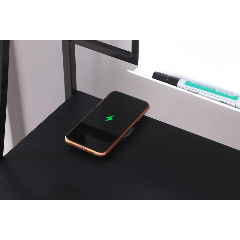 Darby - Writing Desk With USB Ports - Black by HouseOfZazla