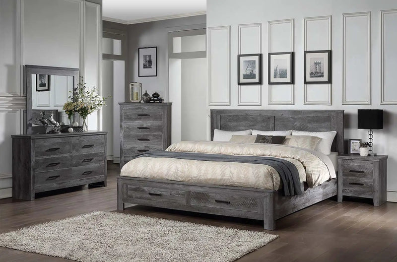 Vidalia - Mirror - Rustic Gray Oak by Unique Piece Furniture