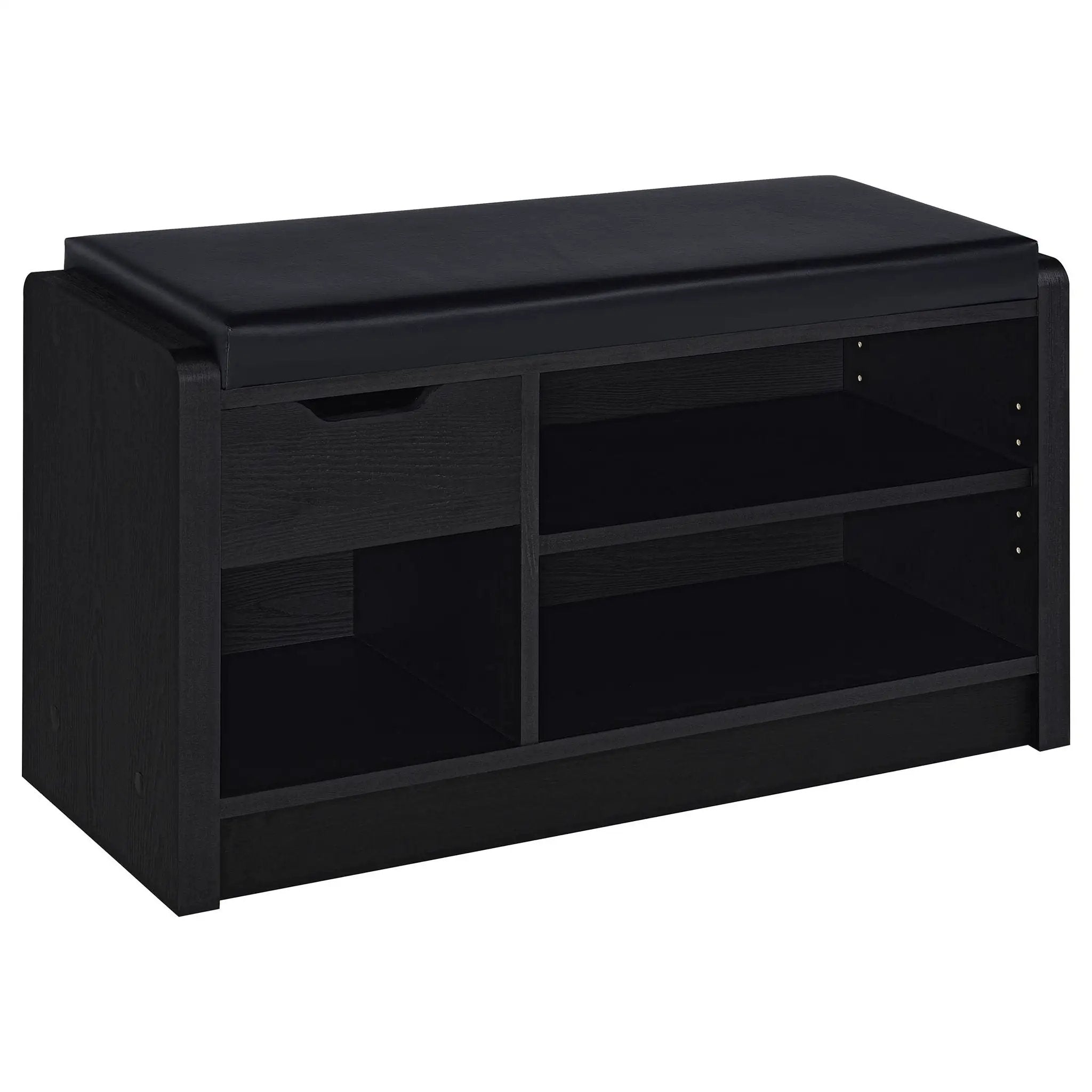 Arrington Storage Bench Black by Unique Piece Furniture