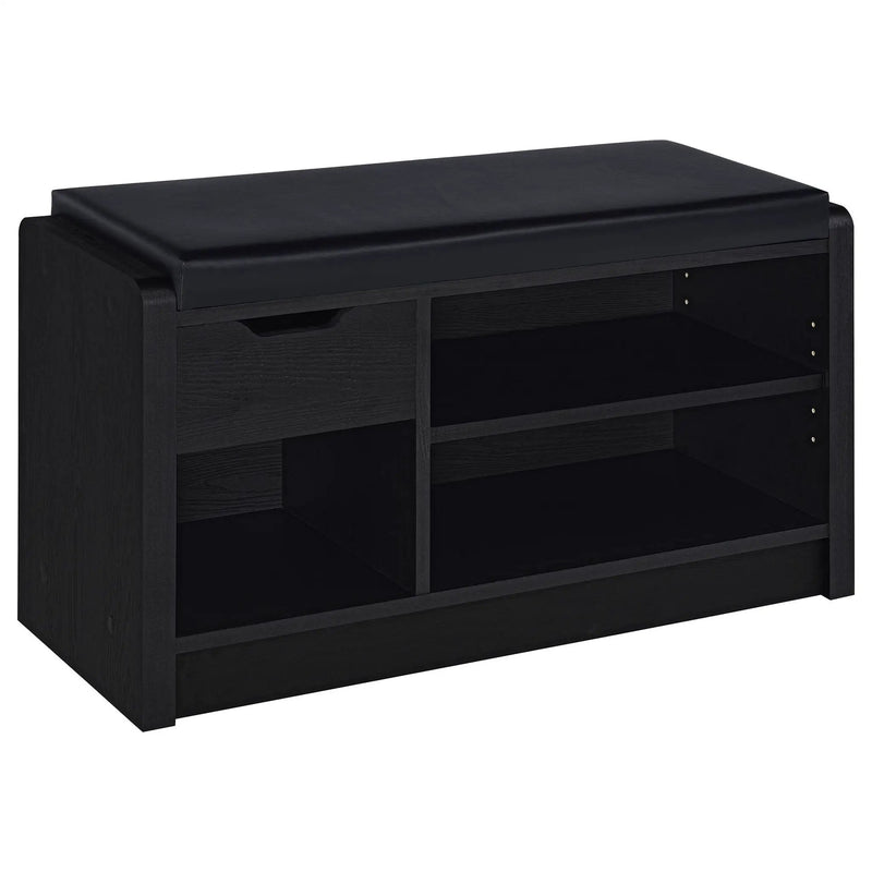 Arrington Storage Bench Black by Unique Piece Furniture