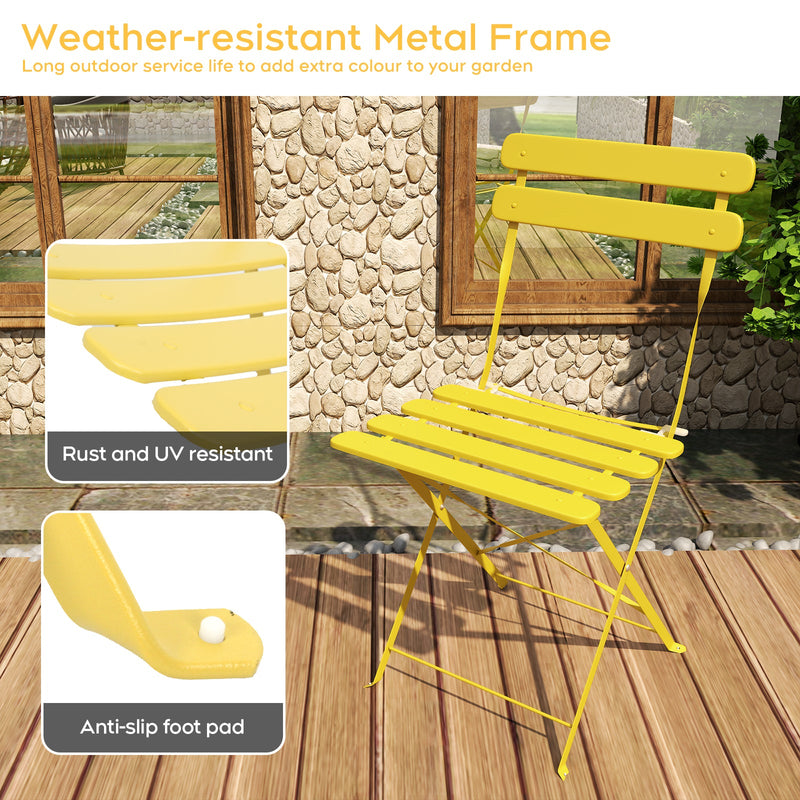 Bistro Table and Chairs Set of 2 by HouseOfZazla