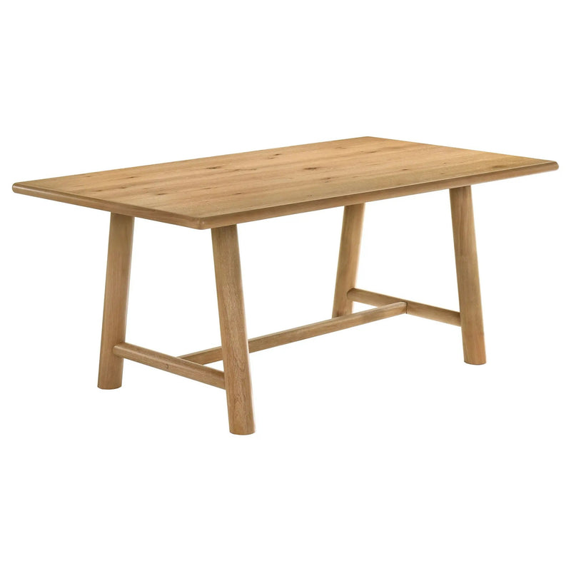 Duncan 71-inch Rectangular Wood Dining Room Table Washed Oak by Unique Piece Furniture