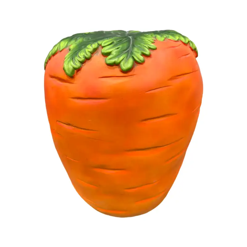 16" Oversized Carrot-Shaped Resin Stool by HouseOfZazla