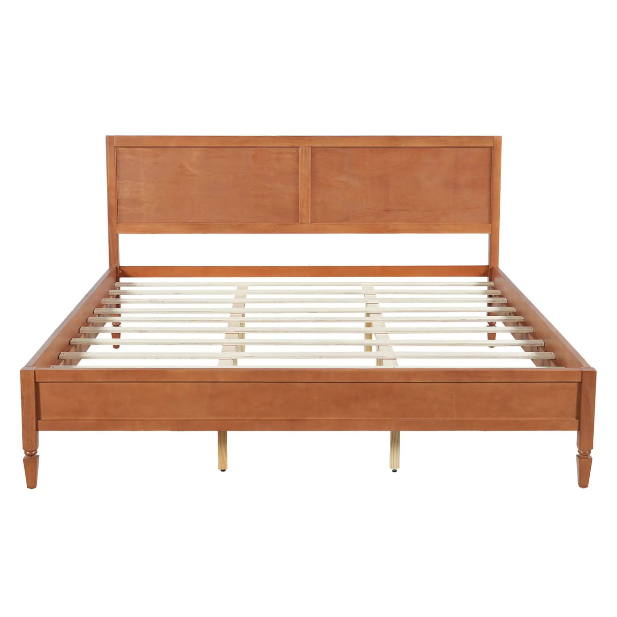 King Size Wood Platform Bed Frame by HouseOfZazla