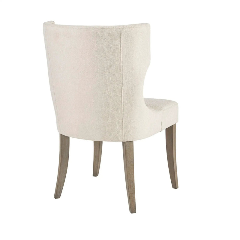 Elegant Design Dining Chair Polyester - Cream by HouseOfZazla