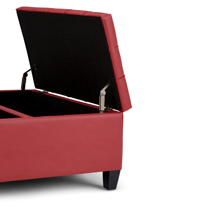 Harrison - Upholstered Coffee Table Storage Ottoman by HouseOfZazla