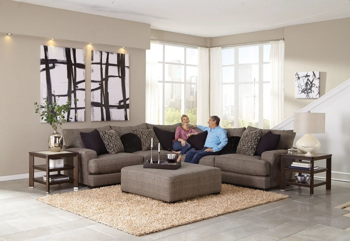 Ava Sectional - Cocktail Ottoman by Unique Piece Furniture