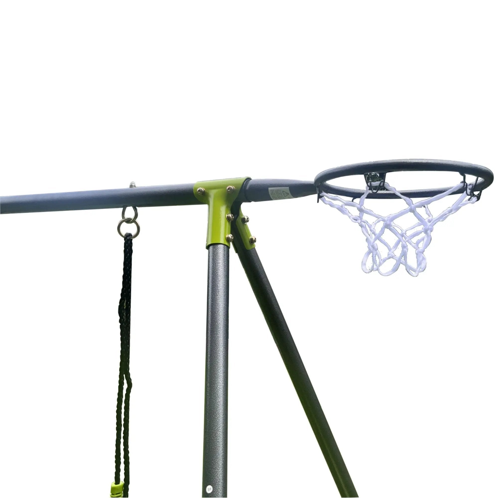 Interesting Six Function Swingset With Net Swing Metal Plastic Safe Swing Set 440Lbs For Outdoor Playground For Age 3+ With 31.5" Net Swing - / by HouseOfZazla