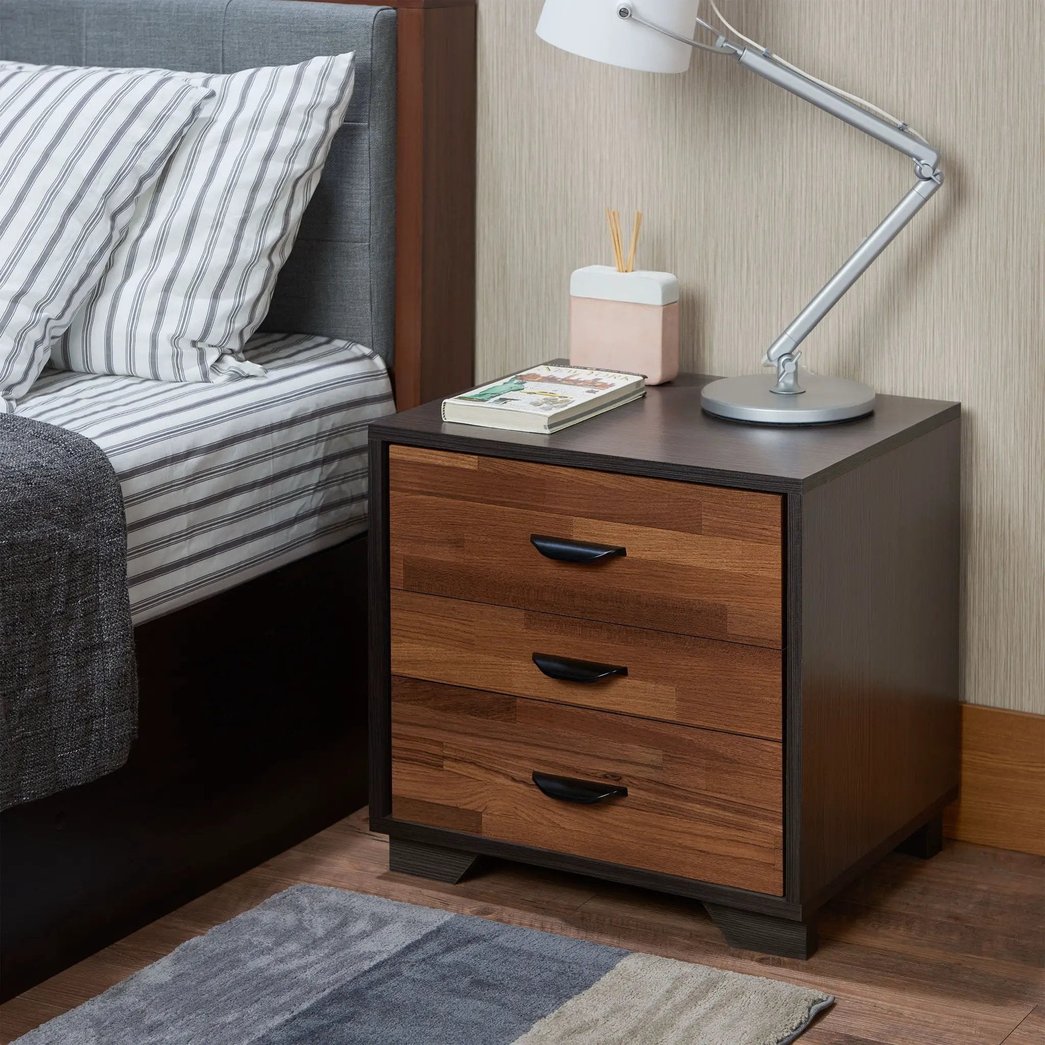 Eloy - Accent Table - Walnut / Espresso by HouseOfZazla