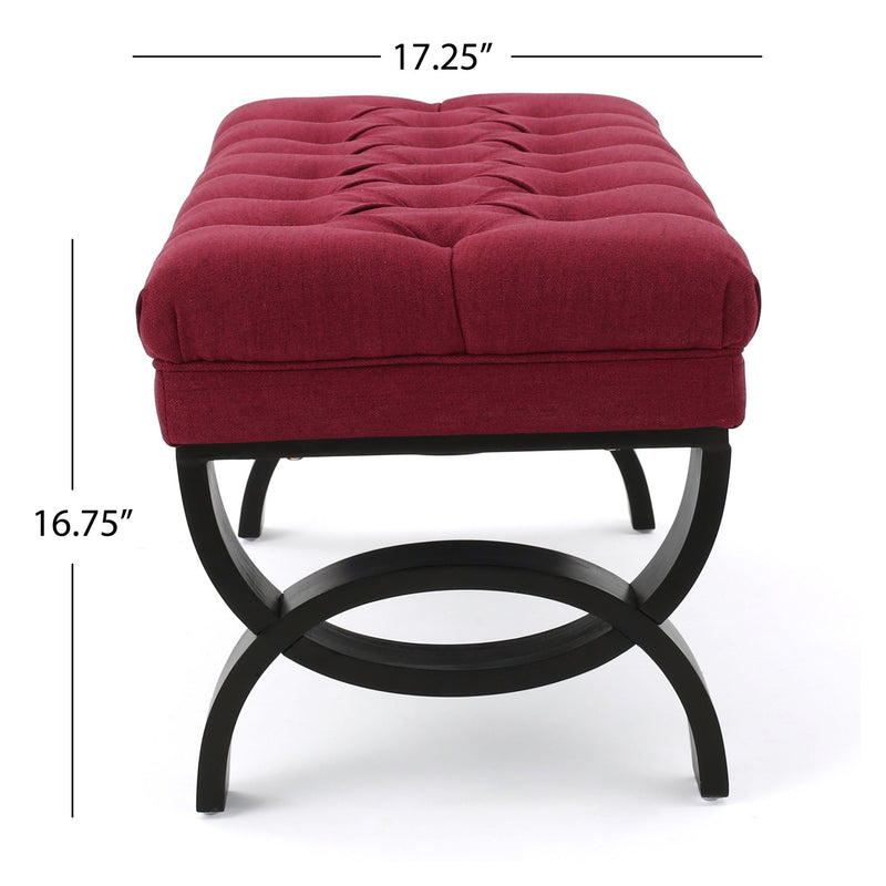 Hilton Ottoman Bench Classic Style by HouseOfZazla