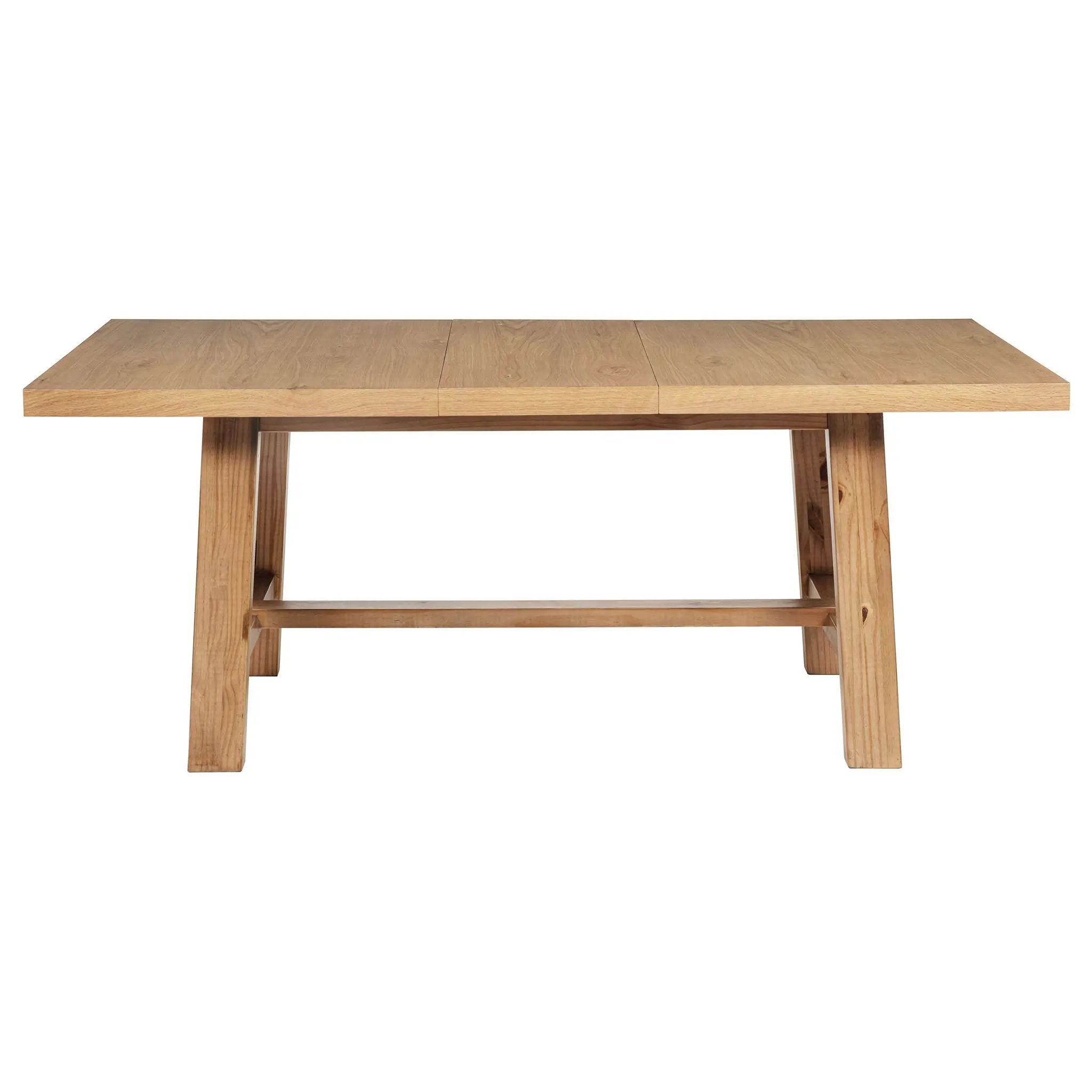 Middleton 76-inch Extension Leaf Dining Table Natural Brown by Unique Piece Furniture