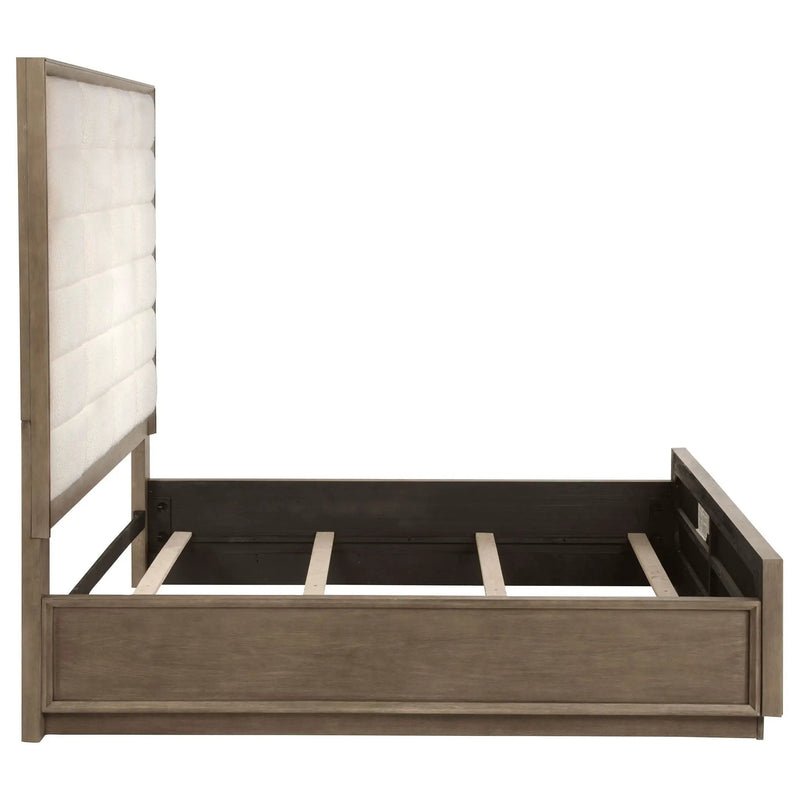 Durango 80-inch Queen Panel Bed Taupe Oak by Unique Piece Furniture