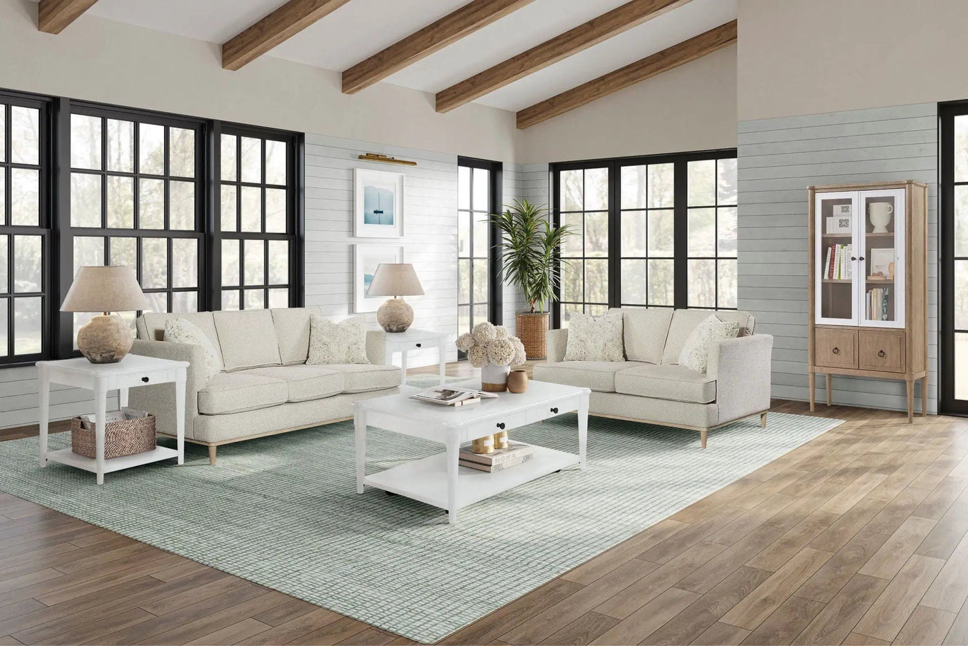Sofa With 3 Reversable Cushions And 2 Pillows by HouseOfZazla