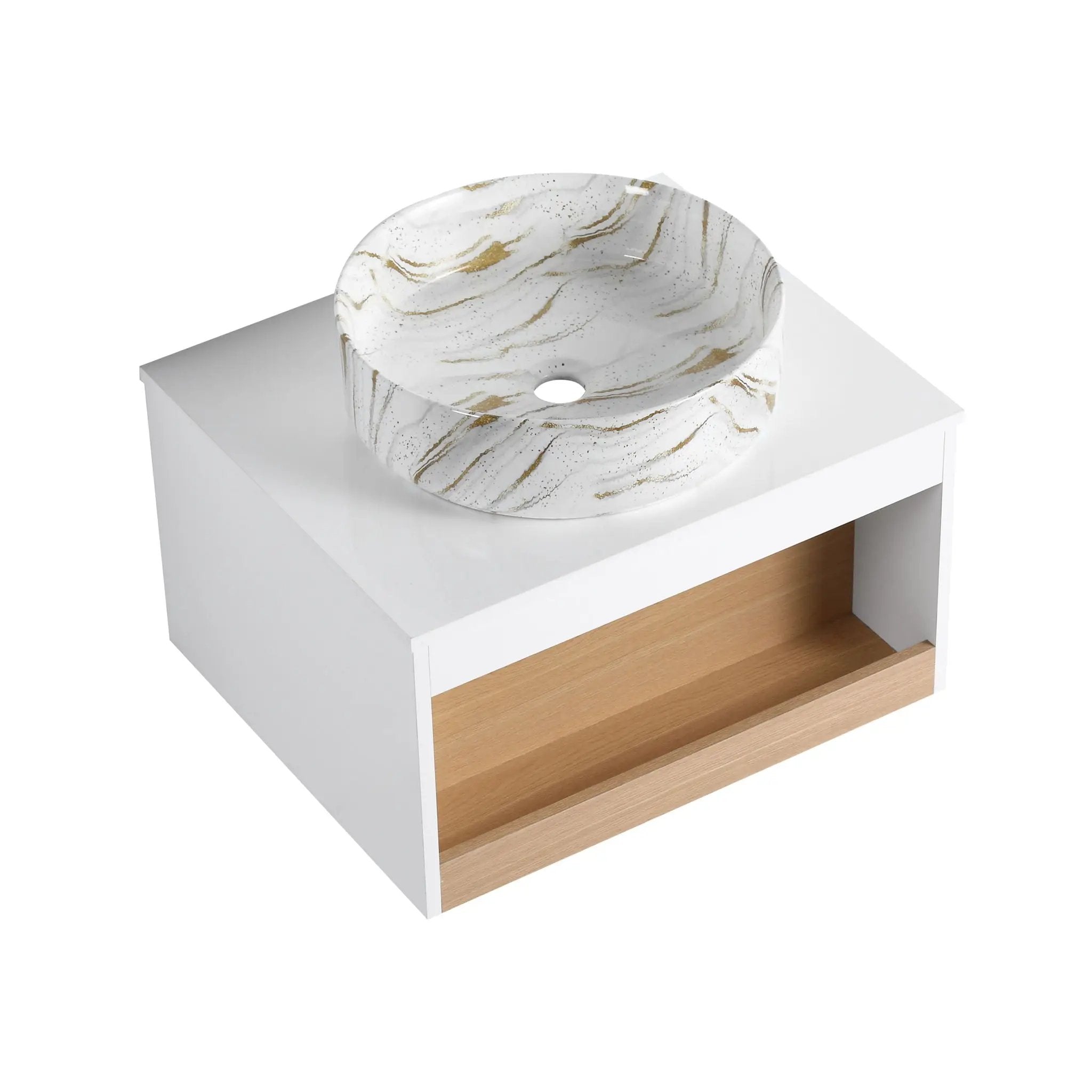 Floating Bathroom Vanity With Vessel Sink by Unique Piece Furniture