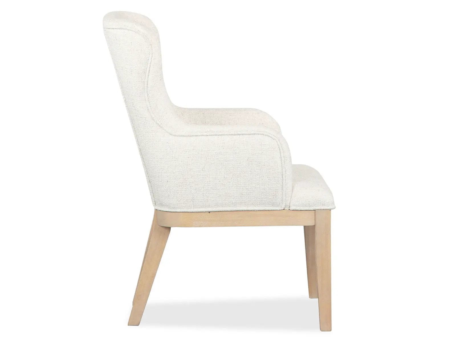 Somerset - Dining Arm Chair With Upholstered Seat & Back (Set of 2) - Butternut and Omari Natural by Unique Piece Furniture