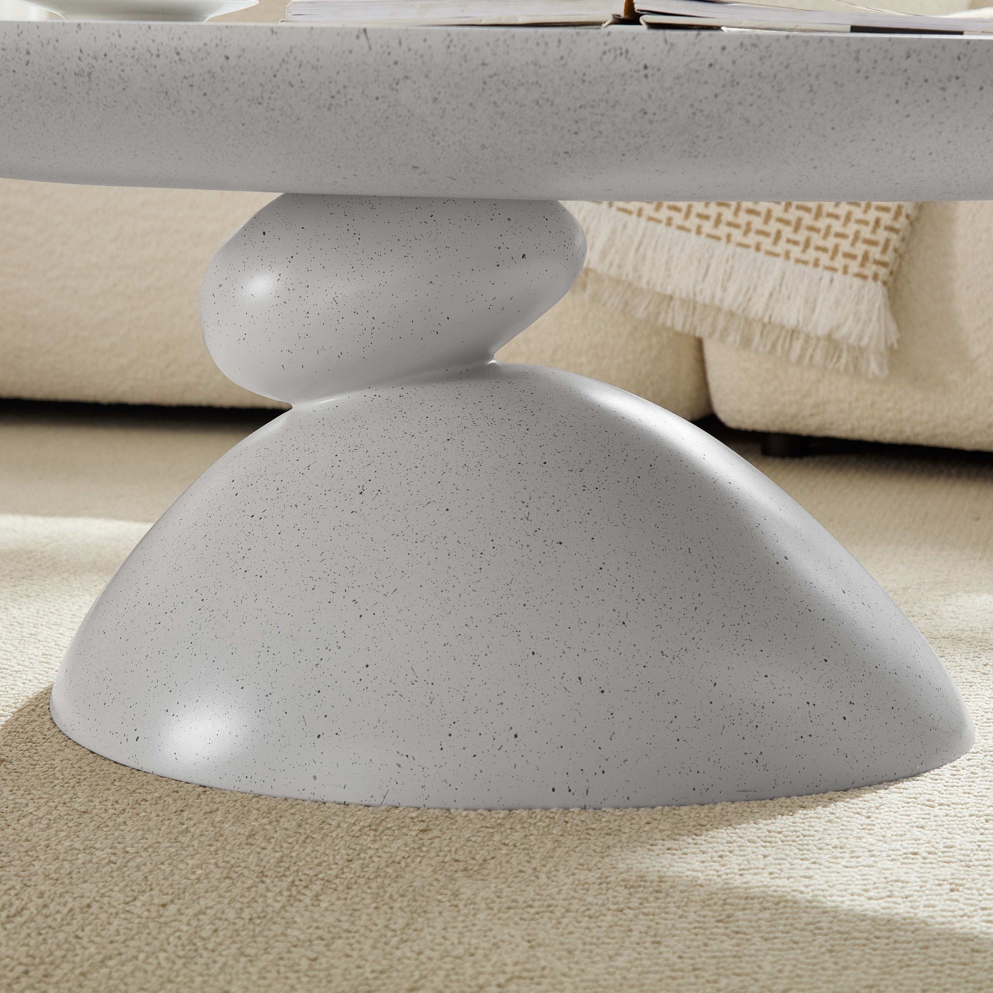 Lucky Stone Shaped Table by HouseOfZazla