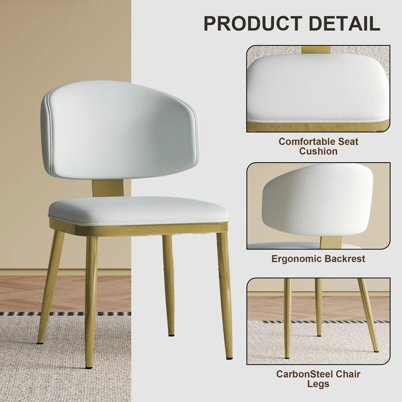 Modern Dining Chairs For Kitchen (Set of 2) by HouseOfZazla