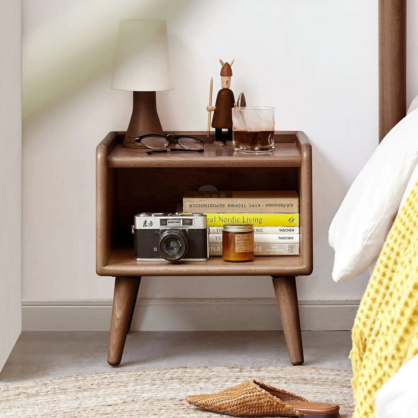 Bedside Cabinet, Modern Simple Nightstands European Beech by Unique Piece Furniture