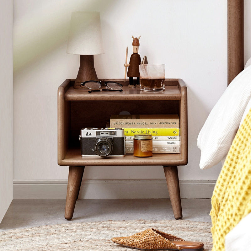 Bedside Cabinet, Modern Simple Nightstands European Beech by HouseOfZazla