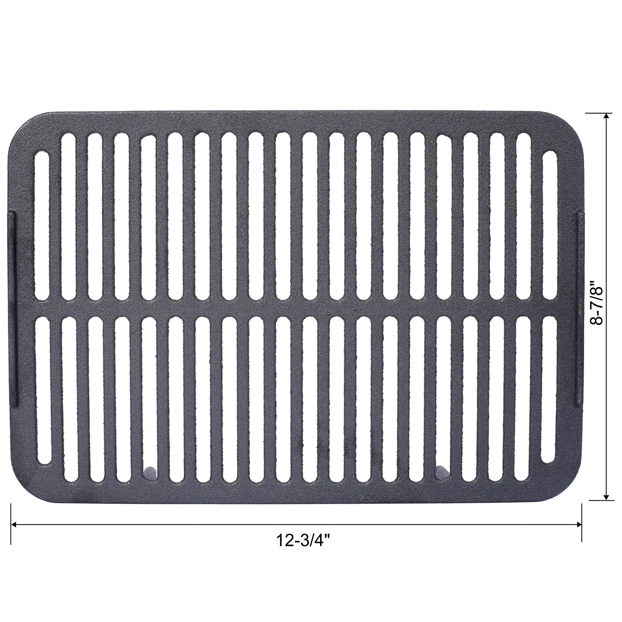 Oval Cast Iron Grill Outdoor Portable Charcoal Tabletop Skillet by HouseOfZazla