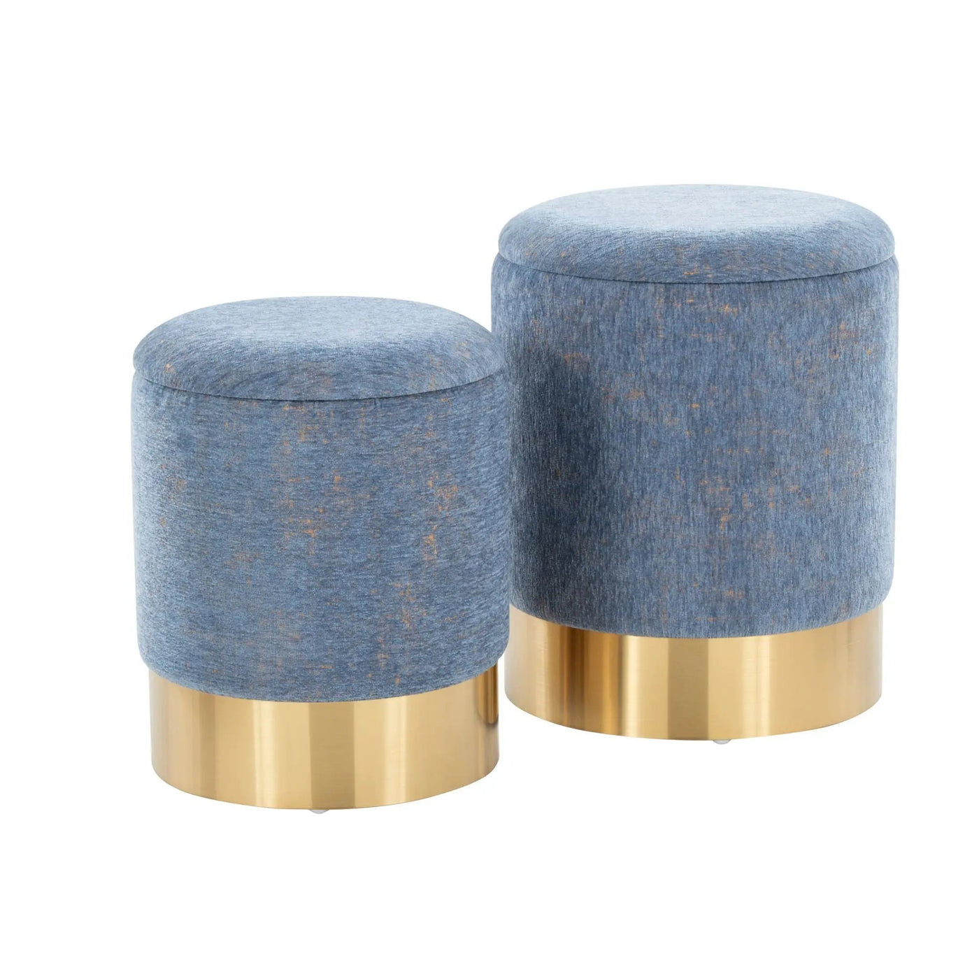 Marla - Contemporary Nesting Ottoman Set by HouseOfZazla